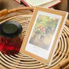 Frames Wooden Po Frame Picture Wall Hanging Desktop Chic Holder Simple Style Display Container