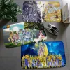 Anime Saint Seiy Hallway Carpet Washable Non-Slip Living Room Soffa Stolar Area Mat Kitchen Doormat Area Rug