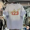 Herr t-shirts hiphop tungt tyg vintage slips färgad tvättad rrr-123 t-shirt tee bästa kvalitet kort ärm rrr123 t shirt j240409