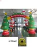 Partihandel 6m 19.7ft gratis fartyg utomhusaktiviteter kommersiell hyra jul uppblåsbar båge luft studsa valv till salu