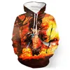 2024 Nieuwe trendy en modieuze heren Pirate King Ace 3D Hoodie Digital Personalised