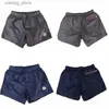 Heren shorts ontwerper Franse merkheren shorts zwem shorts ademende kortgeklede losse drawstring ontspannen broek gym fitness bodybuilding hardlopen l49