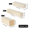 Bloc de sculpture de bois 3 tailles Basswood Scarving Bloc Bloc de bois inachevé Scouping Witling Art Supplies for Beginner DIY Craft