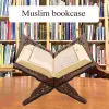 Bönbokhållare Stand Trä Koran vikningsstativ Islam Eid Books Helga Holy Book Stand för islamiska böcker Display Bible Home