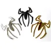 6 * 7,5 cm autocollants de voiture en métal 3D Spider Car Logo Gold / Silver Car Styling Accessoires Sticker Sticker Chrome Spider Badge Emblem