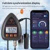 WiFi Bluetooth 5 in 1 Water Quality Tester TDS/EC/SALT PH S.G.TEMP Digital Water Monitor for Aquariums Aquaculture Swimming Pool