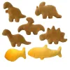 Śliczne nadziewane zwierzęce dino kurczak blok z kurczaka poduszka miękka dinozaur kreatywny prezent pomysł Pluszowe prezenty dla chłopców i dziewcząt