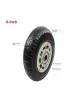 1 Pc 8 Inch Universal Wheel Heavy Caster Silent Solid Rubber 468pp Plastic Industrial