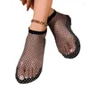 Sandalen Round Head Hollow Net Red ingelegde Diamant Short Boots Summer Sexy groot formaat platte schoenen