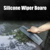 1PCS Silf Soft Silicone Non-Srratch Flexible Handy Squeegee Blade Car Ferramentas de Water Limpador de Water Wiper Lâmina Limpa limpa Raspagem