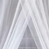 Mosquito Net Canopy Camping Camping Repeunt Tent Insect Curtain Poldable Living Room Bedroom With Stands pour un lit double simple 240407