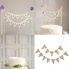 Birthday Cake Flag Topper Baking Decor Happy Party Birthday Decor With Letter Creative Cloth Birthday Flags