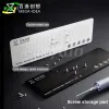 Qianli Mega-Idea Universal Magnetic Repair vis Taf de rangement avec des pièces de maintenance de téléphone mobile double côté Organisateur