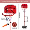 Peuter verstelbaar basketbal hoepel standrek voor binnen buitenbaby Baby buiten indoor ball sport backboard rim shoot kinderen speelgoed