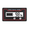 Moniteur de capacité de batterie 9-120V METTRET DE BATTERIE 12V 24V 24V 48V POWER POWERSAGE TENSAGE INDICATEUR PAUGE TESTER METER METER