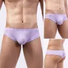 Lågelastisk design Men thong mäns sommar thong underkläder med hög elasticitet u påse design för andningsbar komfort slät