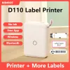 Drucker Niimbot D110 Taschen -Thermal -Etikettdrucker Mini Mobile Thermal Aufkleber Tag Klebstoff Beschriftung Drucker Wireless Bluetooth -Drucker