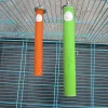 14 cm Pet Parrot Budgie Chew Bite Pata Rodagem Rod Toy Bird Cage Play Stand Potera suprimentos para animais de estimação para aves de tamanho pequeno