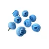 200 pcs 11Colors Artificiel Small Boud Fleurs de fleur de soie Roses de fleur à la main Garlandais de tête de bricolage pour décoration de maison de mariage