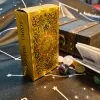 Tarjetas de tarot de oro creativo Games Divinatorios Divination Impermeable Oracle Oracle Deck With Guidebook