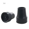 Heavy Duty Black Crutch Cane Cover Tips Hiking Bottom Non-Slip Walking Stick Ferrule Rubber End 19mm 22mm Accessories Pad