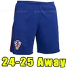 2024 Croacia MODRIC soccer shorts national team MANDZUKIC PERISIC KALINIC 24 25 Croatia football shirt KOVACIC Rakitic Kramaric Men home away custom