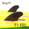 Bilong Future F1 Twin Fins XXX Large -Black Surfboard Fins Keel Fin 2 PCSセットパフォーマンスガラス（PG）フィン