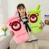 2024 Wholesale Cute Stuffed Anime Animal Doll Plush Toys Milk Tea Cup Pillow Toys Home Decoration 14 Styles Sent By Sea