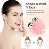 Facce Massager Electric Face Lifting Beauty Device MicroCurrent Vibration Double Chin Metter Maglie a LED Viso SLING MASSAGER 240409