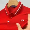 2024 Golfe Jlindeberg de alta qualidade para homens camisetas casuais camisetas masculinas camisa pólo masculina para homens Top de verão 240408