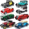 2023 New City Technique Racing Classic Vintage Car Speed Champions Sport Building Super Racers Great Vehicles Sembo Blocks