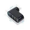 Adaptateur USB HUB 3.0 Rotation à haute vitesse U USB Splitter USB 3 PORTS USB 2.0 pour les accessoires PC d'ordinateur portable Xiaomi MacBook Pro