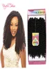 Synthetisch vlechten haar vooraf gelopen Savana Jerry Curly Braids Haarextensies OMBRE HAAR WEVEN Braziliaans voor zwarte vrouwen9959691