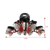 Levao exquis aquarelle diamant papillon épingle française Français couches rétro griffes cristallines clip de cheveux accessoires de cheveux accessoires