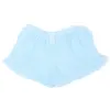 Baby flickor blommare blöja täcker barn spädbarn seersucker bror botten ruffle spets bowknot shorts trosor sommar knickers badkläder