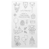 K1MF Transparent Clear Silicone Stamp Seal for DIY Scrapbooking Photo Album Decor