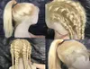 613 Sarışın Full Dantel Remy Wig 100 İnsan Saç Perulu Düz İnsan Saç Renkli Peruk Bebek Kaçavrası ile Önceden Çekildi6490052
