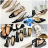 2024 Designer Sandalen met doos Repetto Luxury Slippers Dames Summer Beach Heel Dancing Shoes Soft Fashion Slippers Maat 35-39 GAI