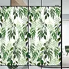Pencere Çıkartmaları Mat Tropikal Bitkiler Çiçek Hayvan Elektrostatik Dekoratif Gizlilik Koruma Film Tutkal Ücretsiz Çıkarılabilir