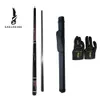 Biljard Cue Carbon Fiber Shaft 1/2 Split Cue Tech Wood Pool 12.9mm Tips Size Black Technology Carbon Fiber Pool Cue 240328