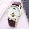 2023 Fashion Sales Fully Automatic Mechanical Steel Belt Tourbillon Men's Watch Langpai