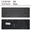 Claviers Clavier anglais espagnol pour HP G42 pour Compaq Presario CQ42 G42 Série US HEPLOTOP Clavier noir