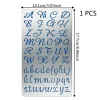 Numéro de lettre Modèle pochoirs métalliques Modèles de pochoirs alphabet