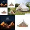 Camp Furniture Large Cam Tent Outdoor Big Family 8 10 12 Person Party Waterproof Cabin Anti Uv Marquee Tents Drop Delivery Sports Outd Dhakp