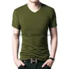 T-shirt maschile 2024 MRMT MENS Maglietta a maniche corte in cotone Maglietta Mano V Collar Cotton Fashion Big Si taglia da fondo da fondo H240408