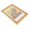 Frames Wooden Po Frame Simple Home Picture Chic Holder Hanging Dried Flower Display Show Rack Desktop Container Creative