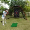 51x21cm Golf Kafesi Çim Pad Swing Hit Practice Trainer Mat Golf Uygulama Mat Vurma Mat Sıcak Satış