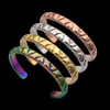 Merk dames bedel armband modieuze luxe sieraden klassieke ontwerper armband hoogwaardige 18k gouden armband paar roestvrij staal juwelen festival cadeau
