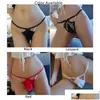 Men de sous-pants hommes en dentelle G-string Briefs Sissy Poule Pantes perle mince sous-vêtements Low Bikini Blongs Gays imite la lingerie homo dhdas