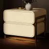 Nordic Hotel Outdoor Nightands Italien Laden White Tiphers Modern Bedside Table COFFE COIND MUDEBLE RABOUR MOBILIER LJX30